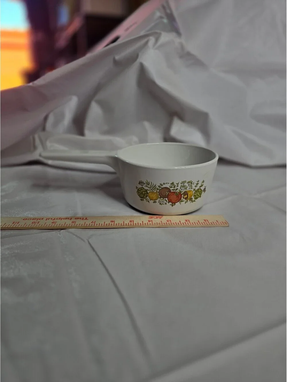 Vintage CorningWare Spice O' Life RangeToppers 1-Qt Saucepan N-1-B Stovetop